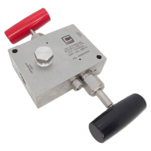 Válvulas integrales de bloqueo y purga de alta presión